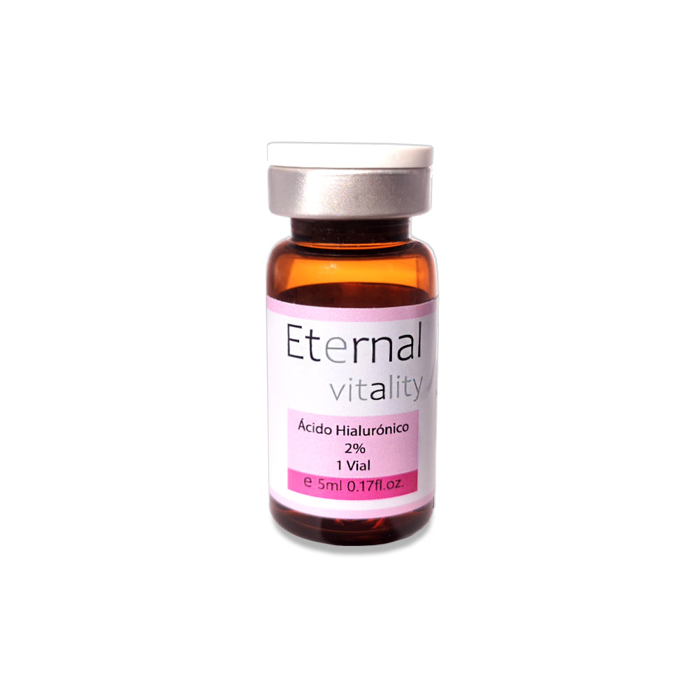 Vial Facial con Ácido Hialurónico 2 % – Hidratación Profunda, 5 ml