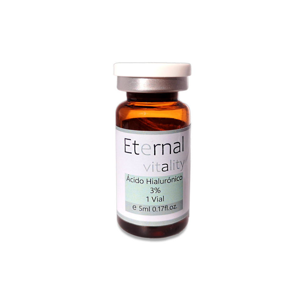 Vial Facial con Ácido Hialurónico 3 % – Hidratación Intensiva, 5 ml