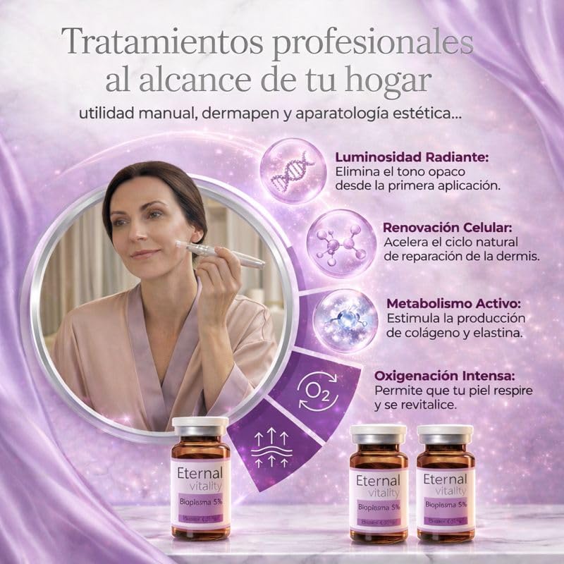 Vial Bioplasma Facial – Péptidos y Aminoácidos, 5 ml