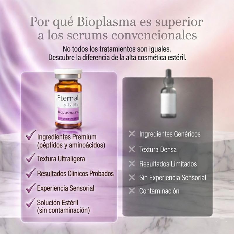 Vial Bioplasma Facial – Péptidos y Aminoácidos, 5 ml